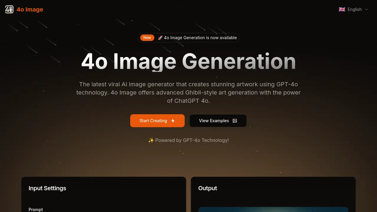 Screenshot of 4o Image