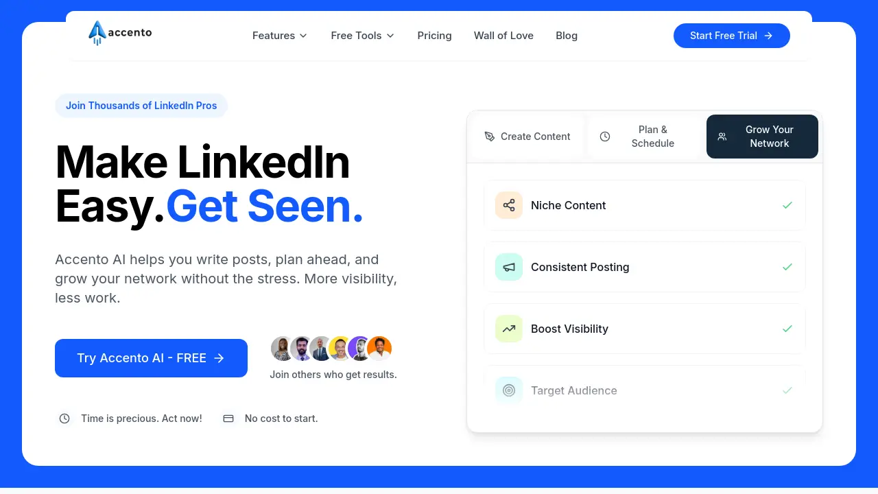 Screenshot of Accento AI
