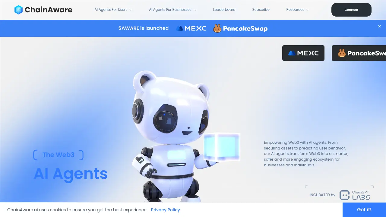 Screenshot of AI Agents