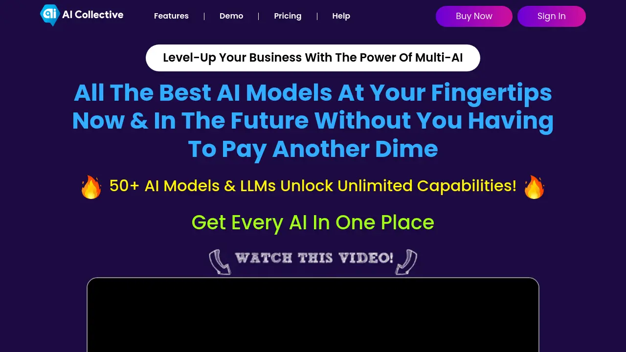 Screenshot of AI Collective