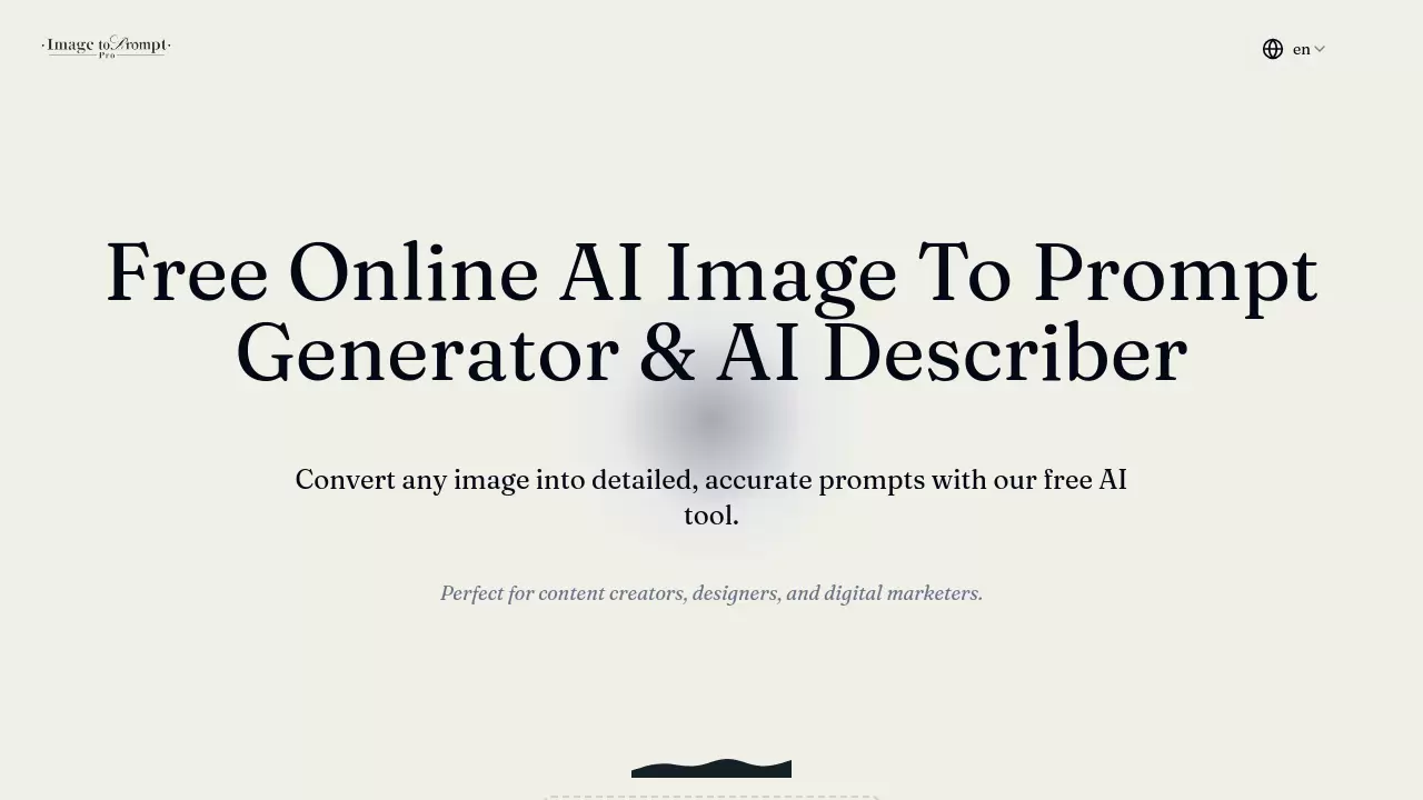 Screenshot of AI Image to Prompt