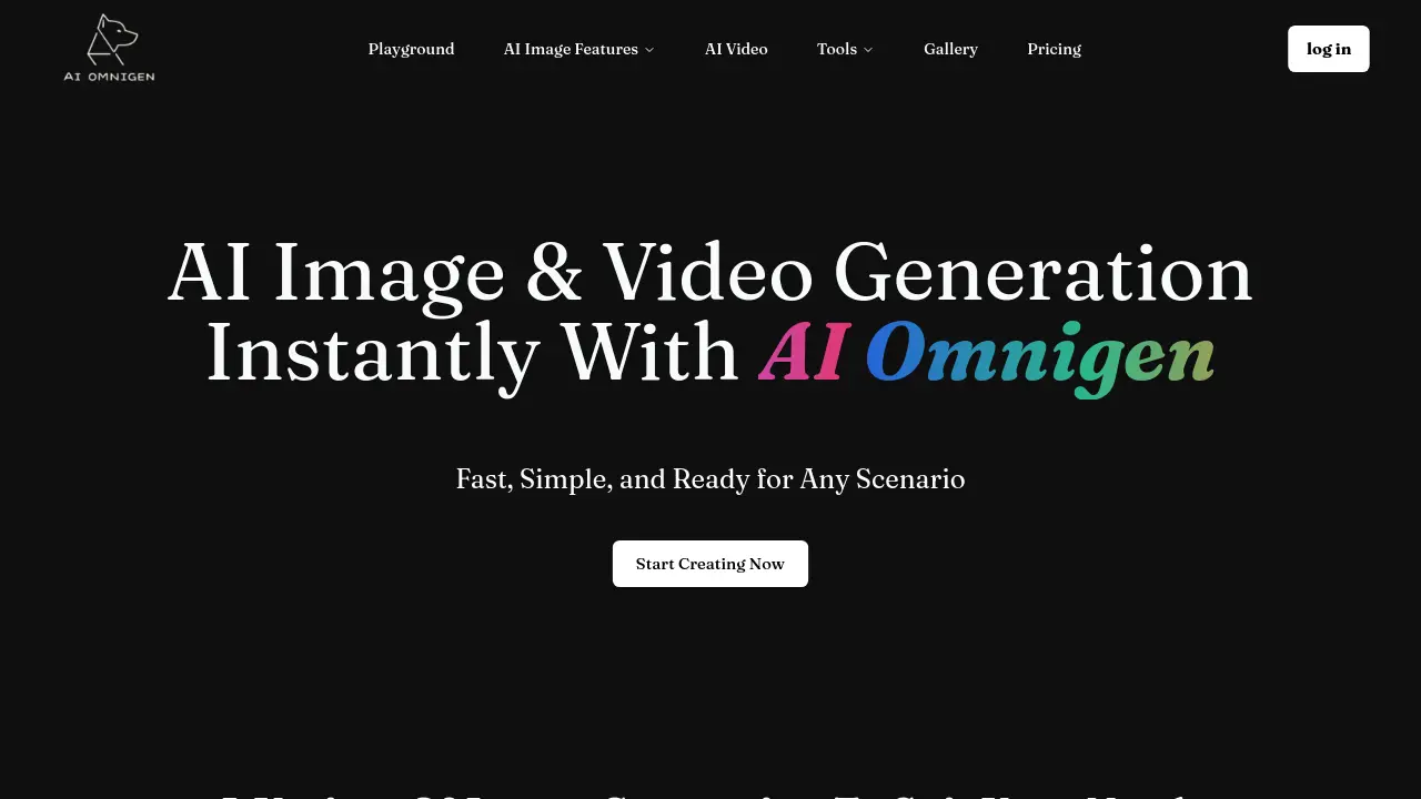 Screenshot of AI OmniGen