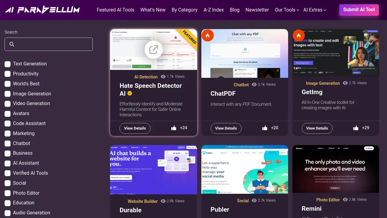 Screenshot of AI Parabellum