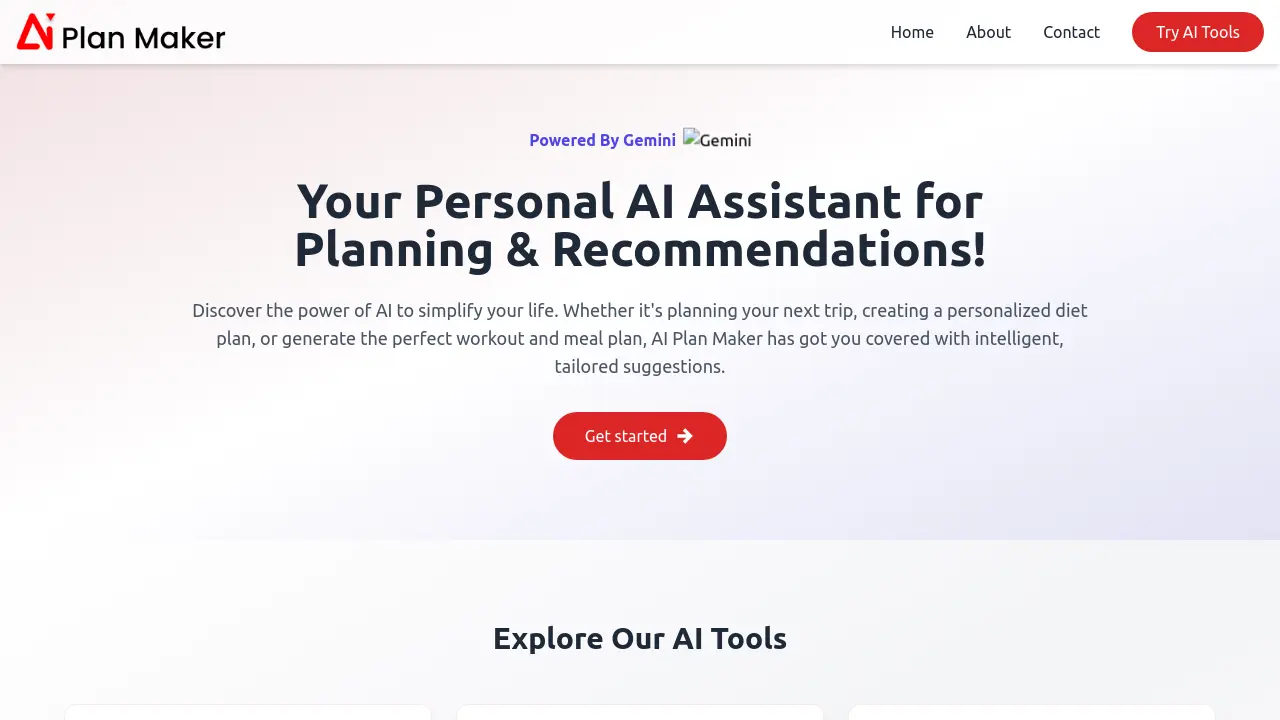 AI Plan Maker