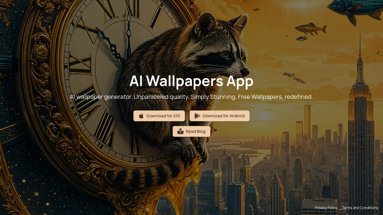 Screenshot of AI Wallpapers App