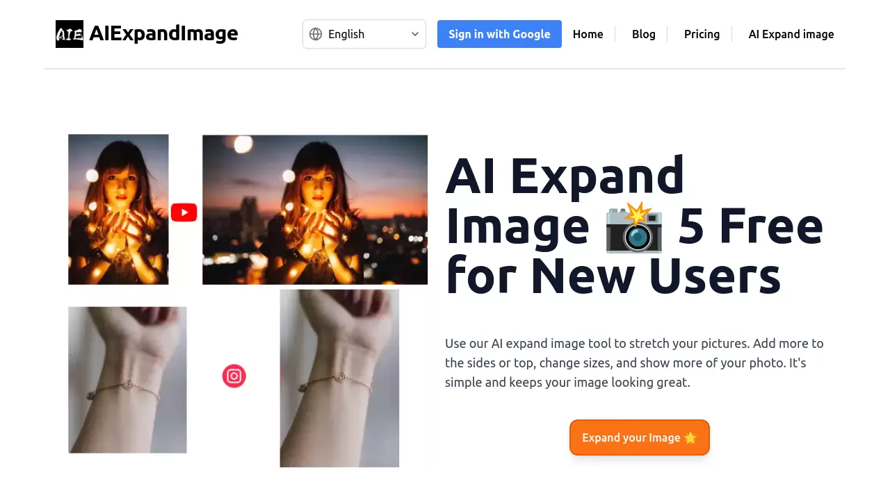 Screenshot of AIExpandImage