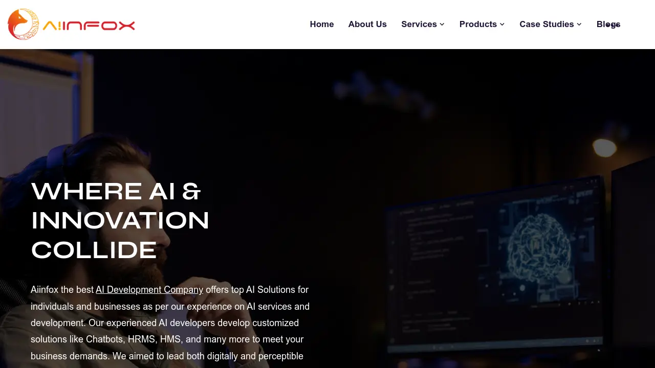 Screenshot of Aiinfox