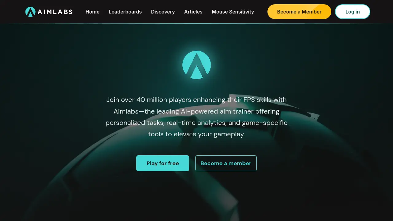 Screenshot of Aimlabs
