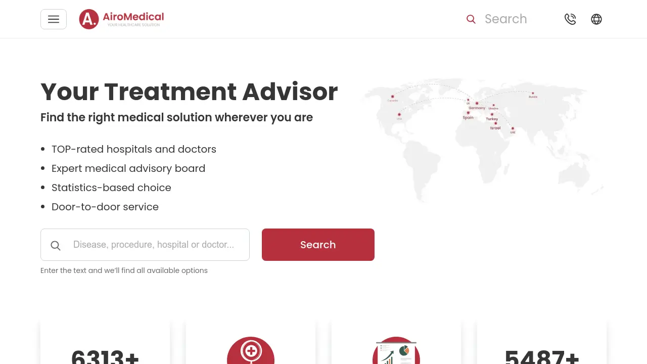 Screenshot of AiroMedical