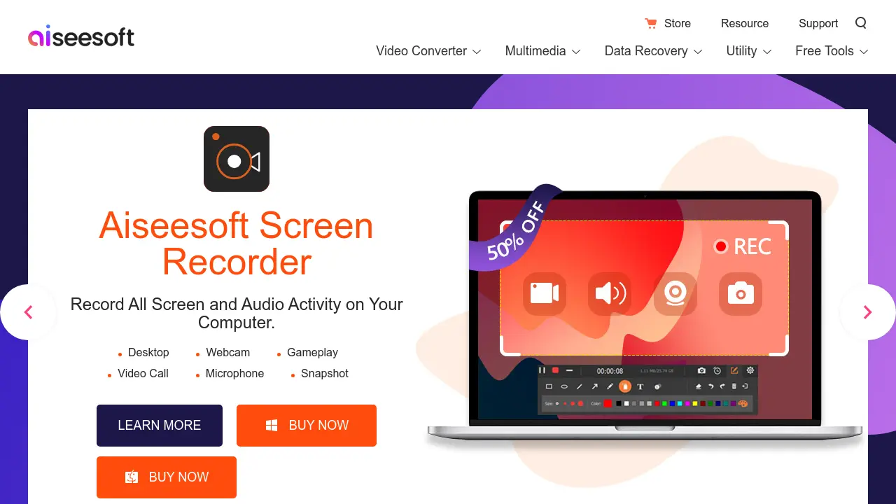Screenshot of Aiseesoft
