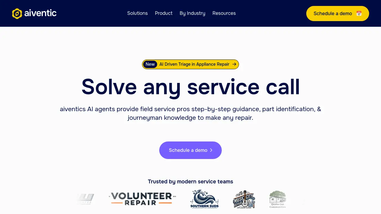 Screenshot of aiventic