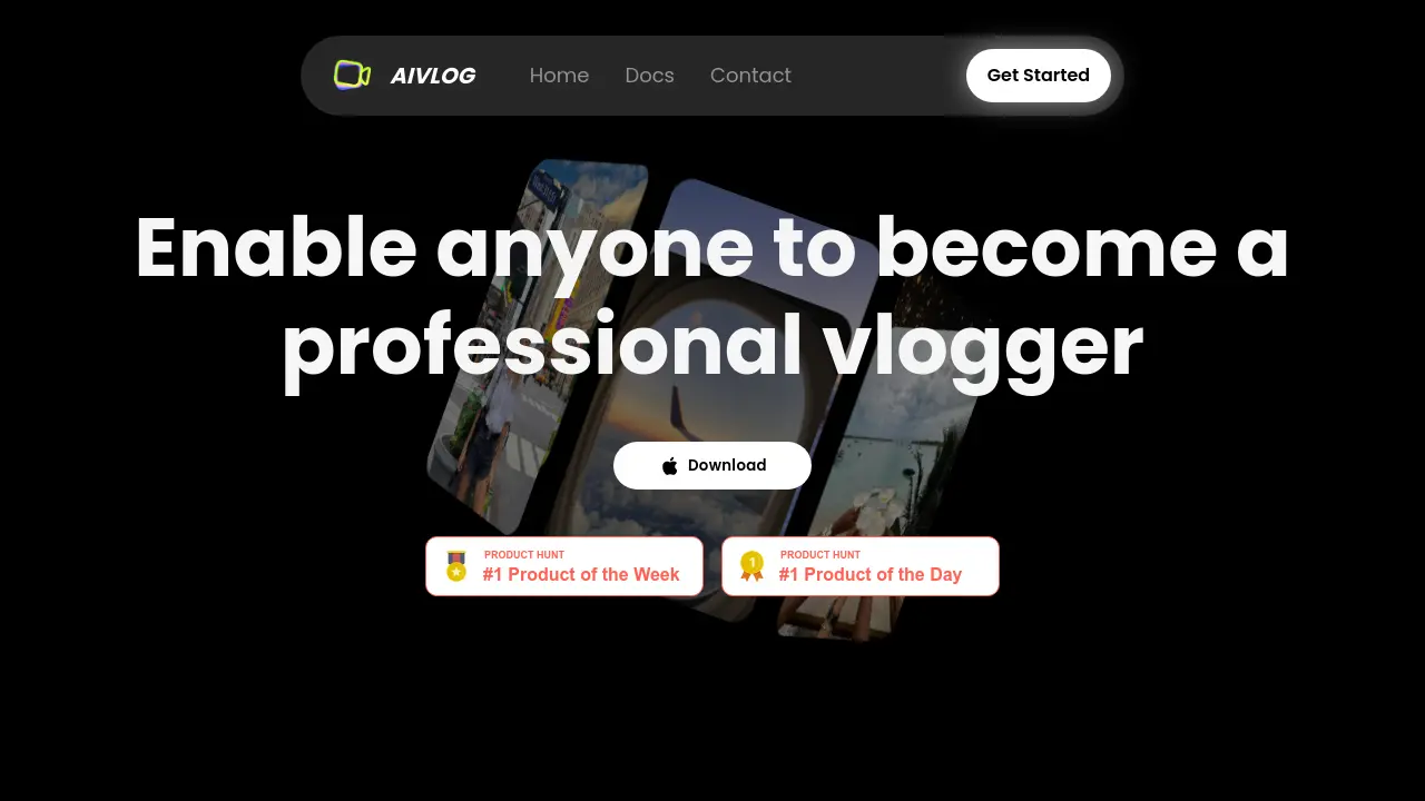 Screenshot of AIVlog