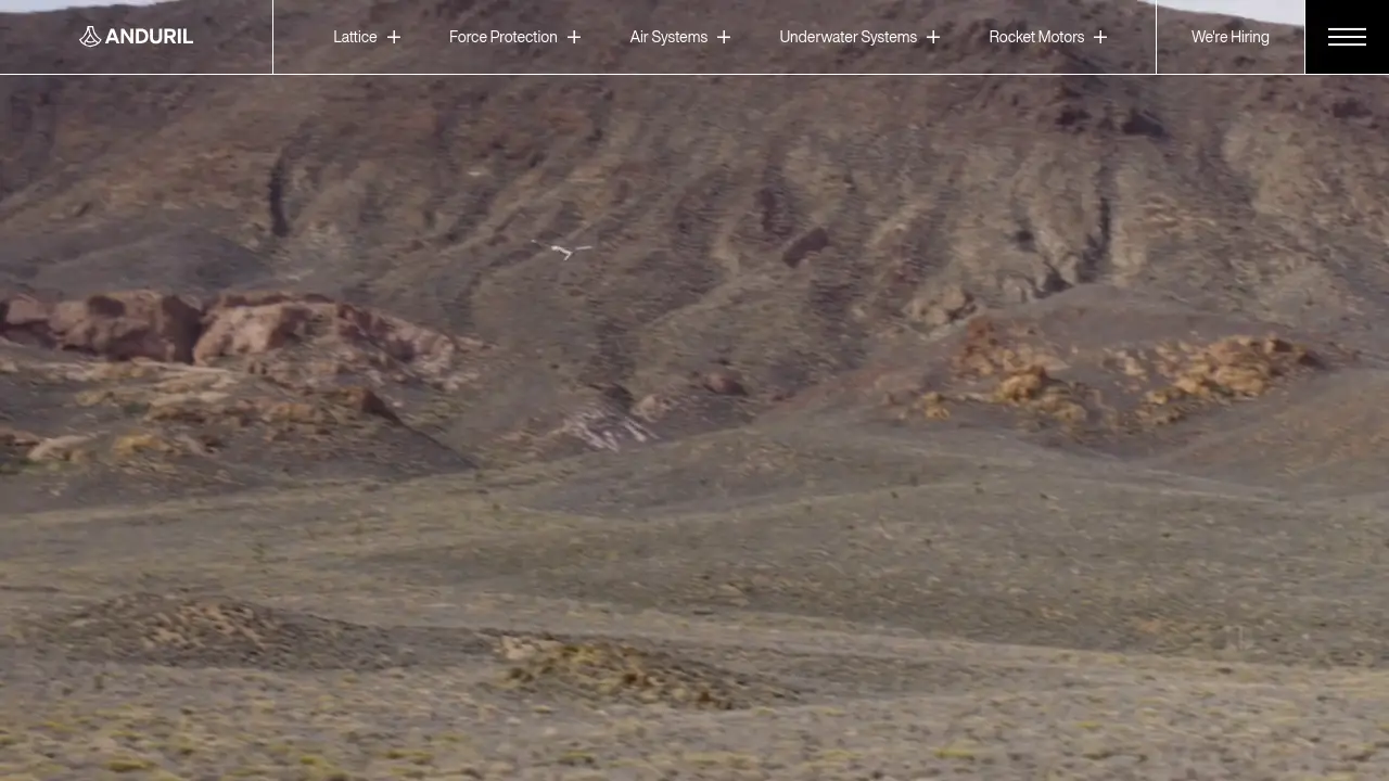Screenshot of Anduril
