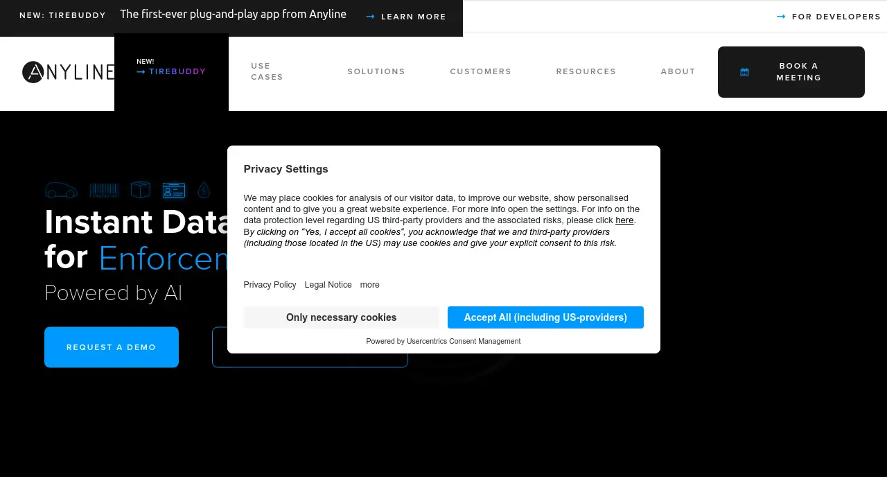 Screenshot of Anyline