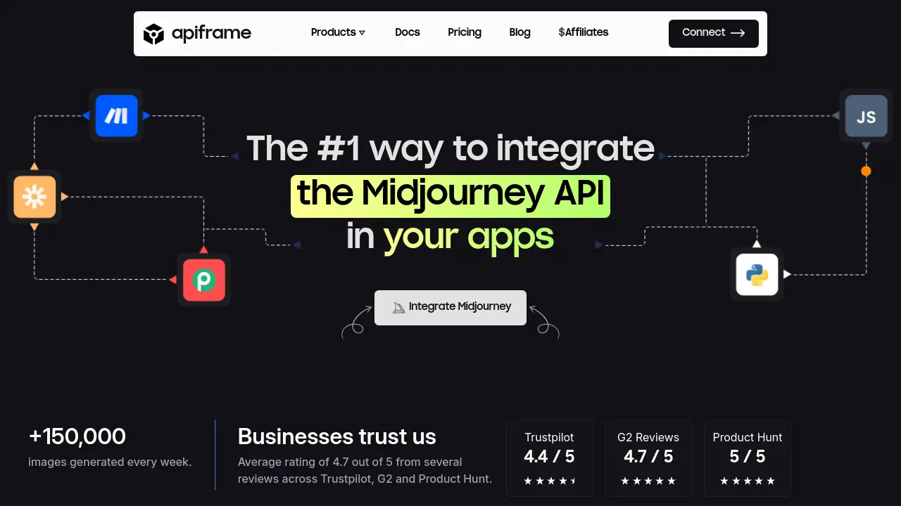 Screenshot of Apiframe