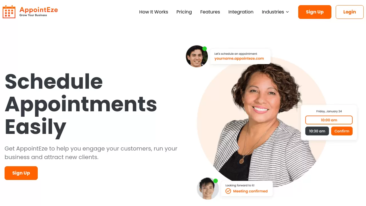 Screenshot of AppointEze