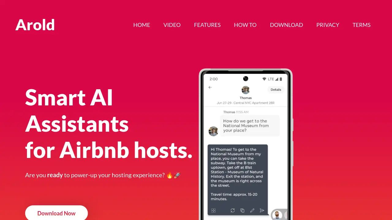 Screenshot of Arold