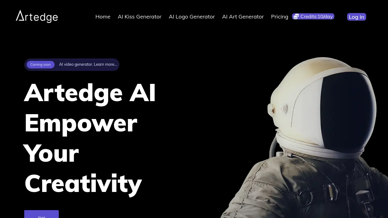 Screenshot of Artedge AI