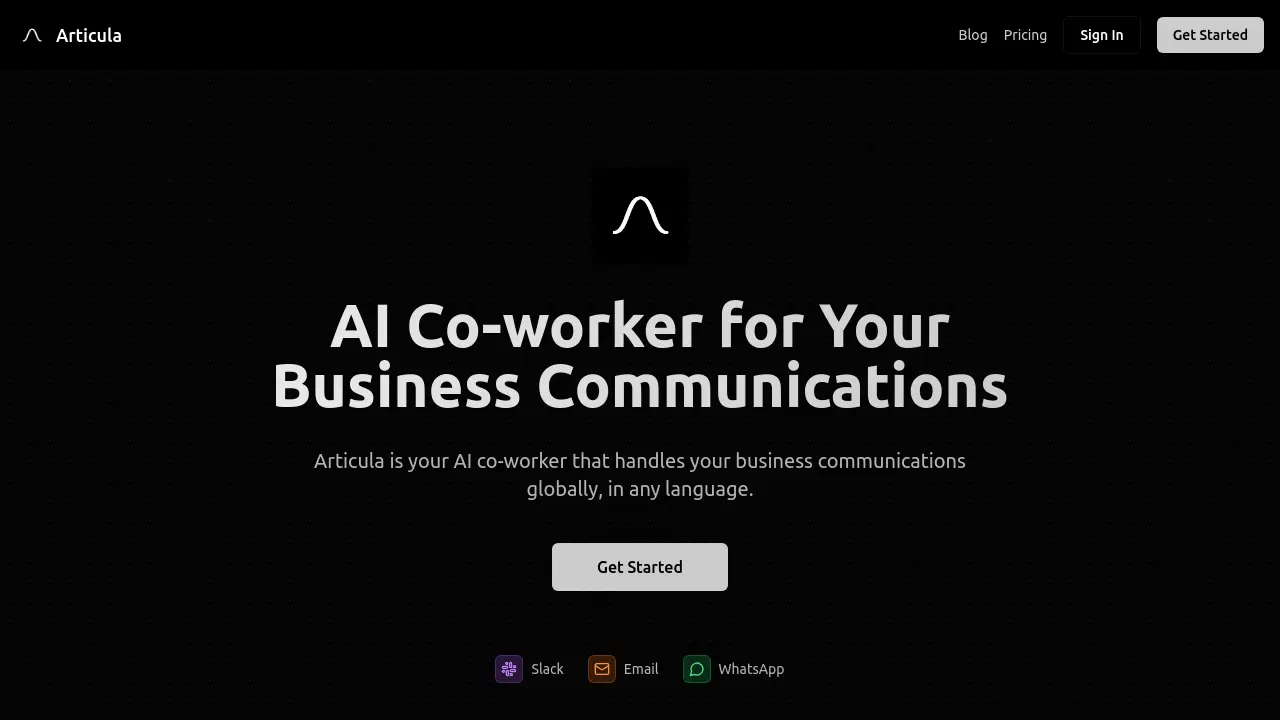 Screenshot of Articula