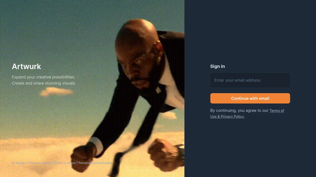 Screenshot of Artwurk