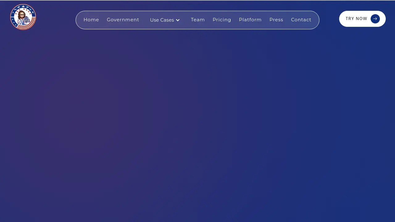 Screenshot of Ask Sage
