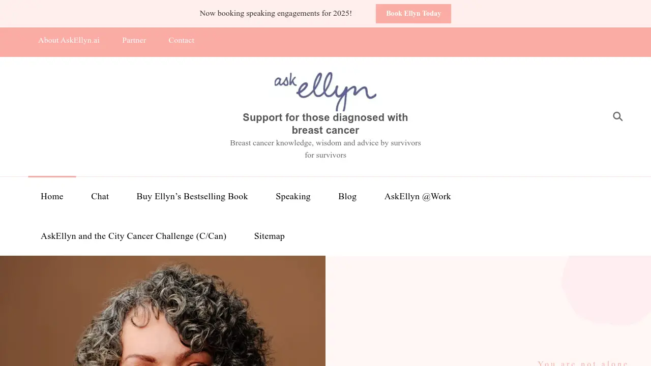 Screenshot of AskEllyn.ai