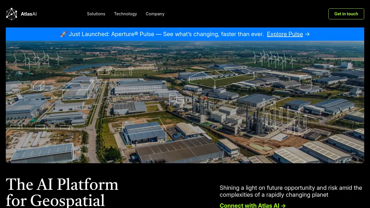 Screenshot of AtlasAI
