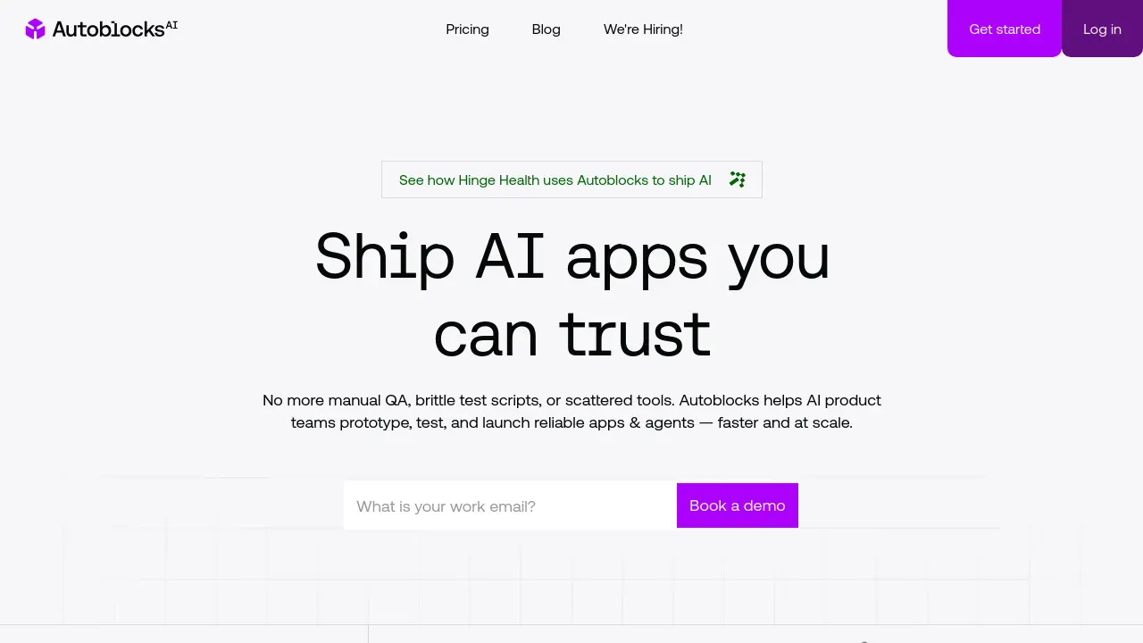 Screenshot of Autoblocks