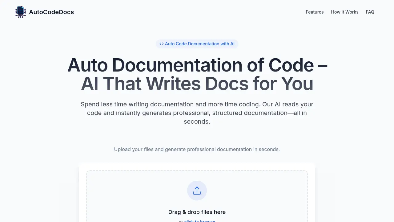 AutoCodeDocs
