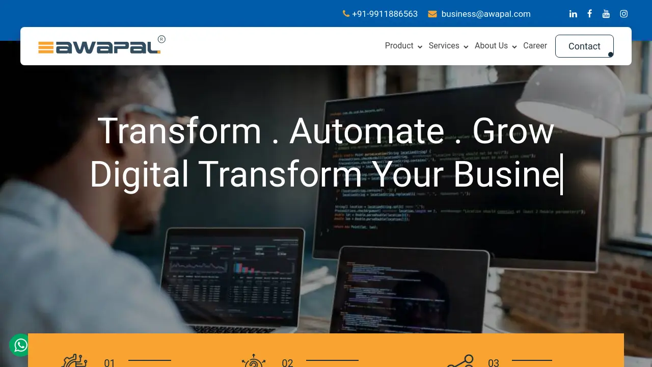 Screenshot of Awapal Solutions