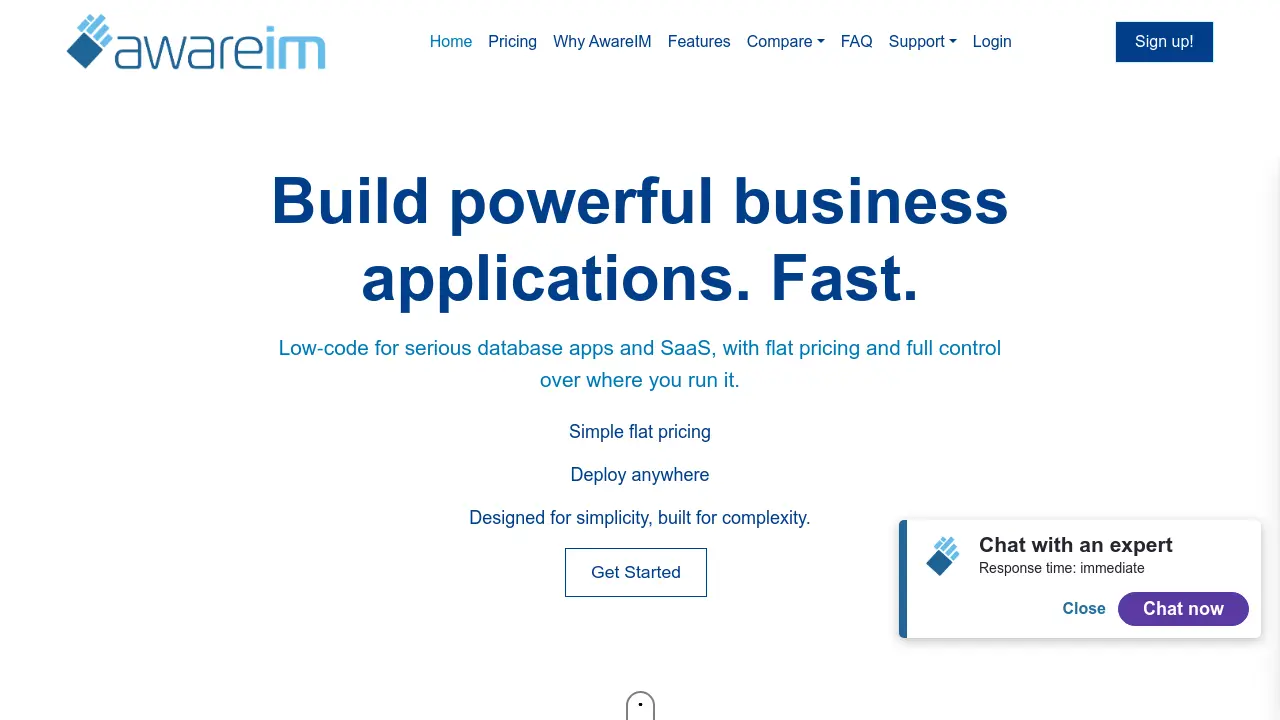 Screenshot of AwareIM