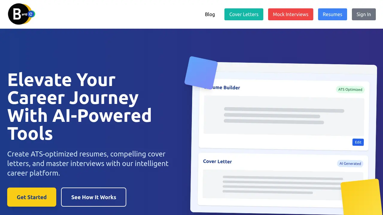 Screenshot of Bange.io
