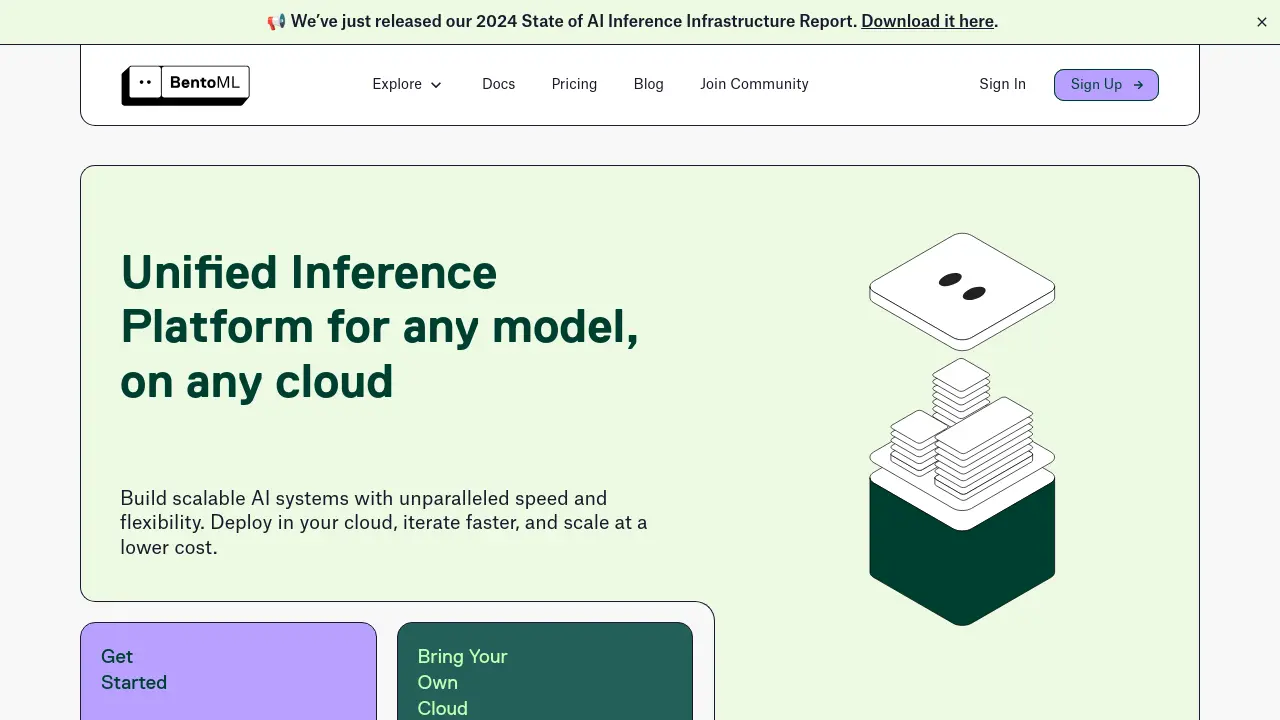 Screenshot of BentoML