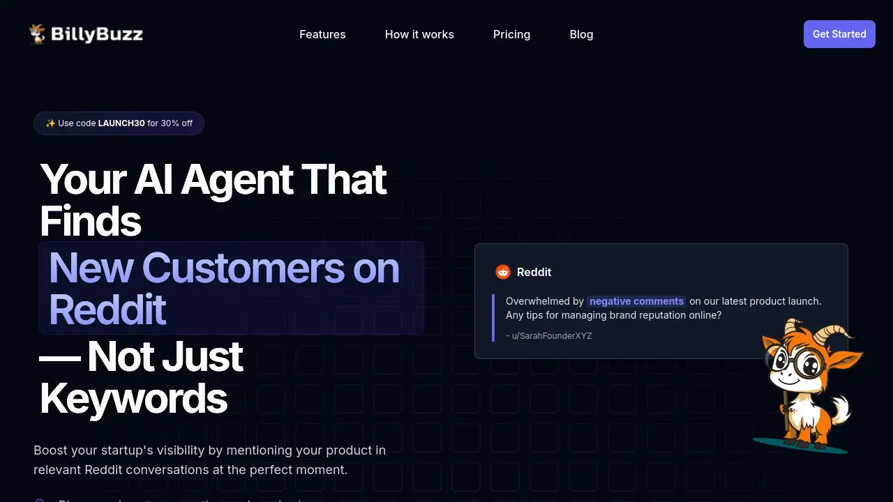 Screenshot of BillyBuzz