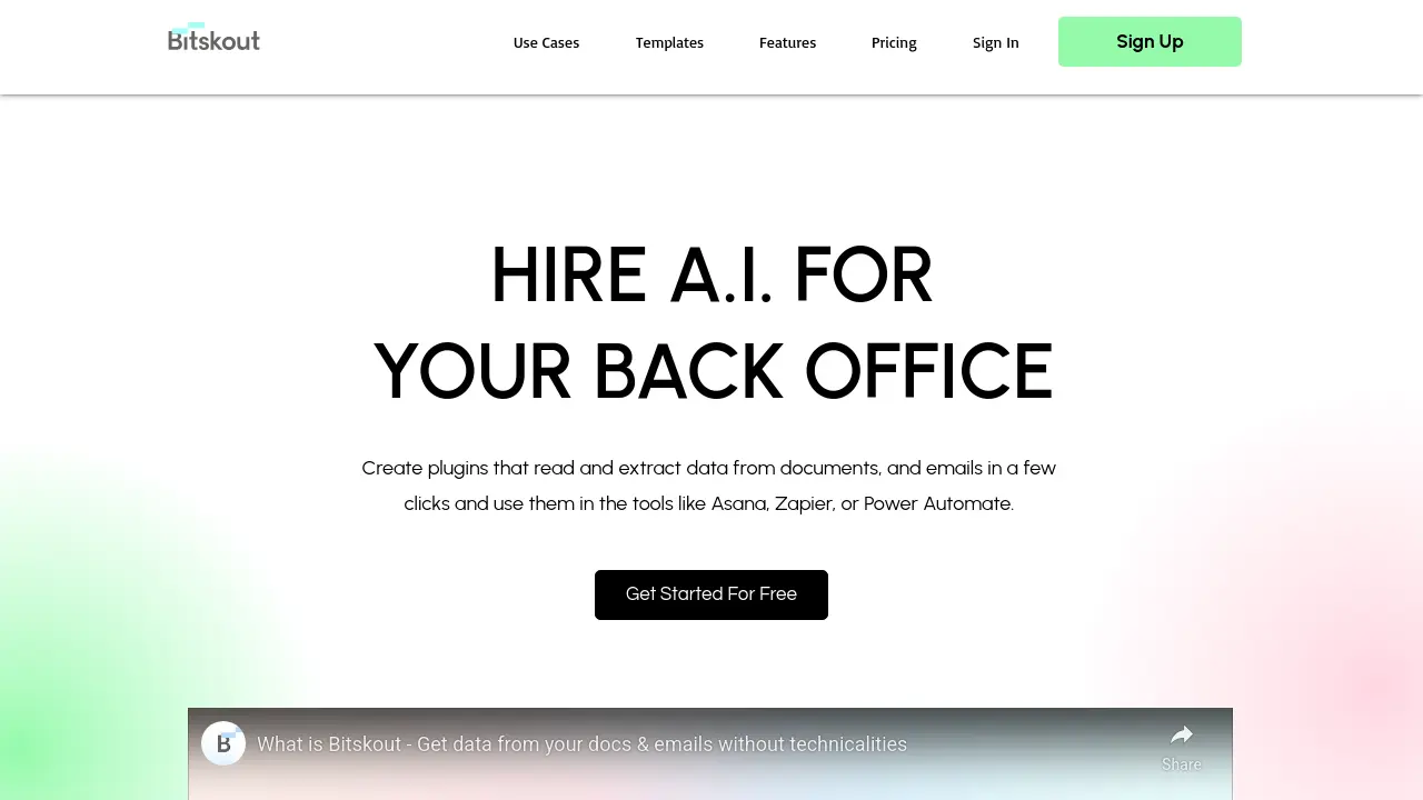 Screenshot of Bitskout