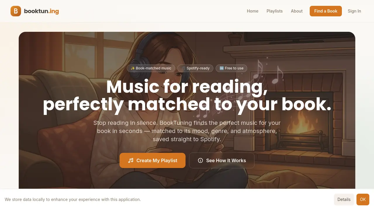 Screenshot of BookTuning