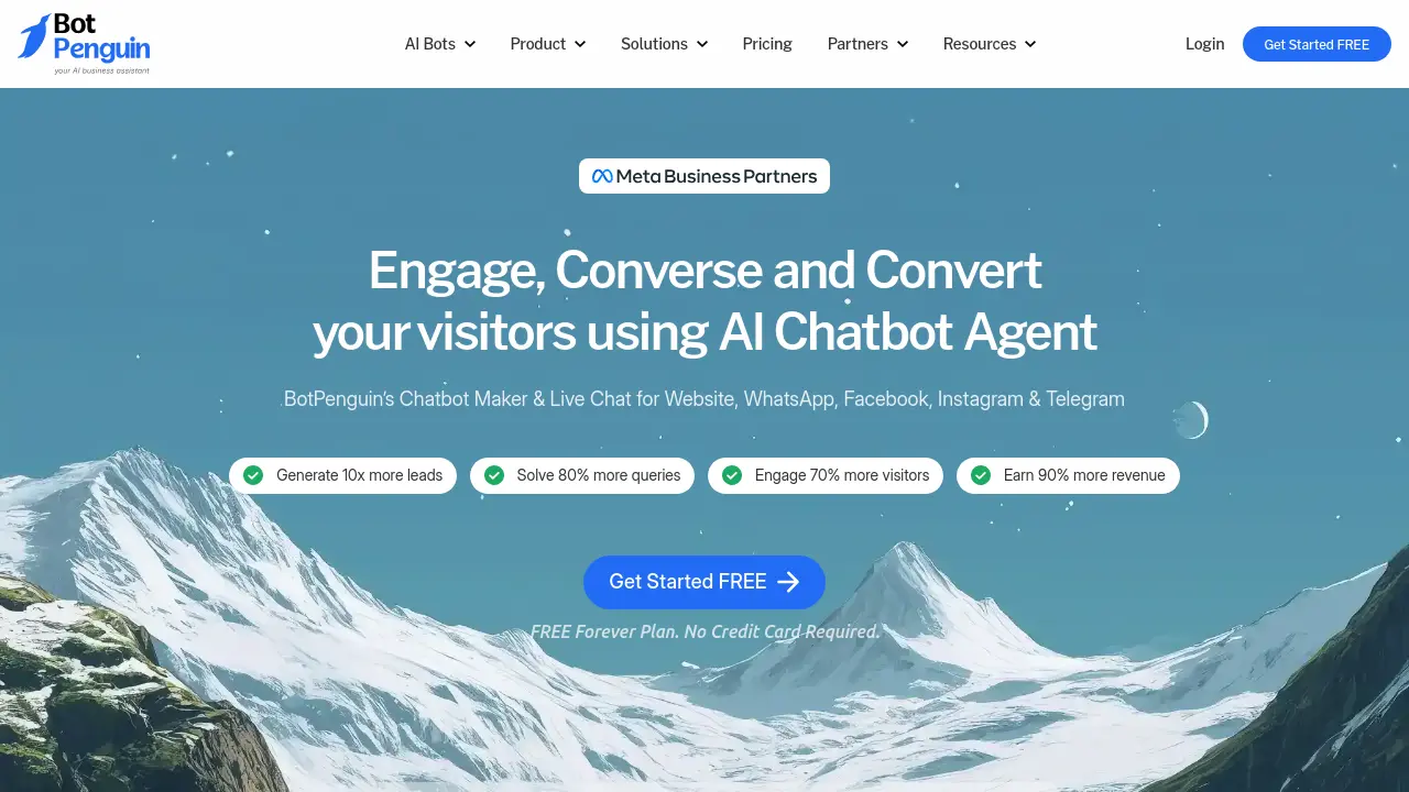 Screenshot of BotPenguin