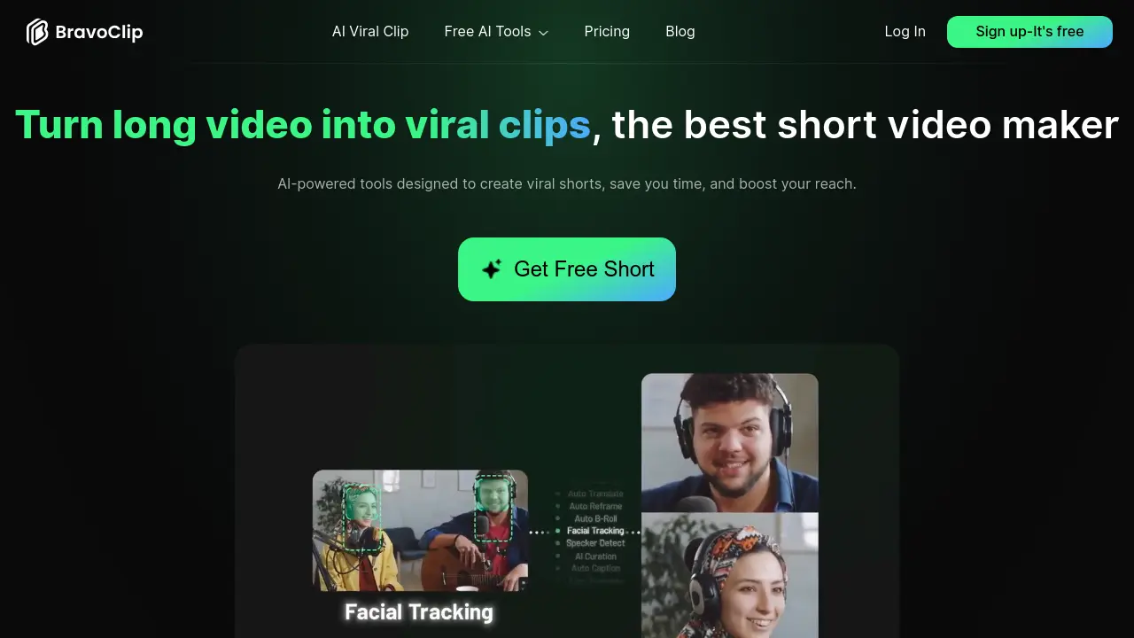 Screenshot of BravoClip
