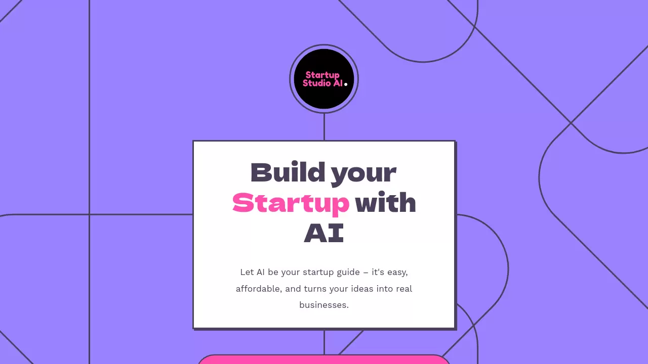 Screenshot of Build your Startup with AI