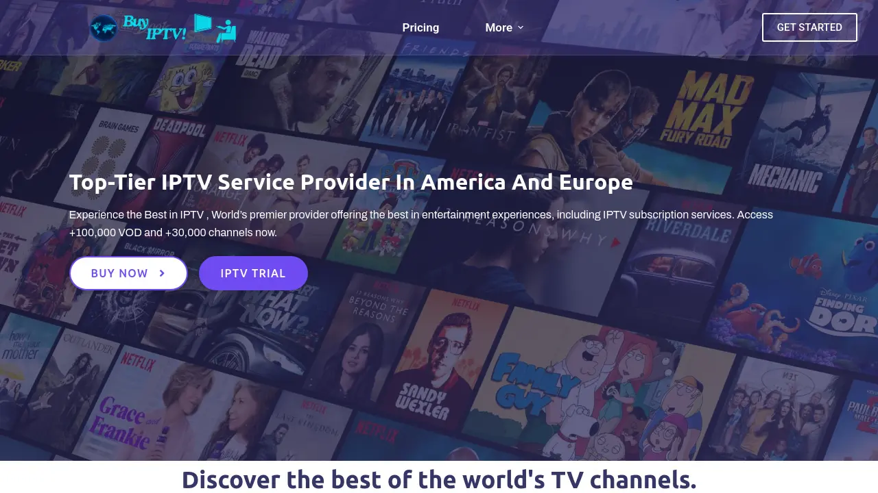 Screenshot of Buy IPTV