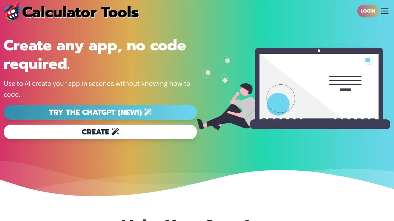 Screenshot of Calculator Tools
