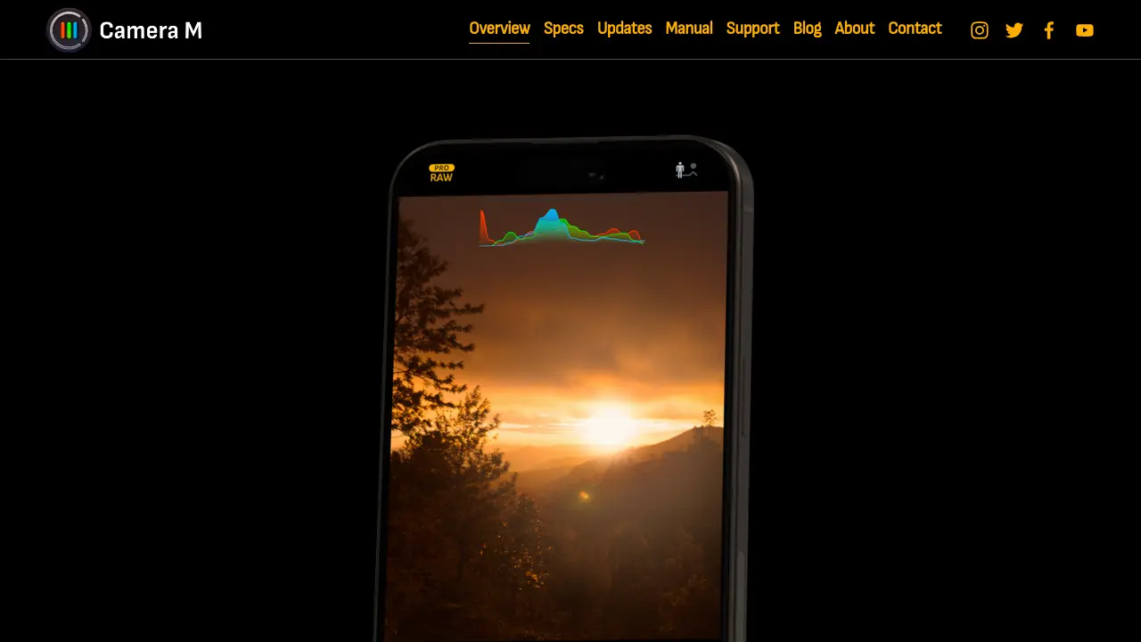 Screenshot of Camera M