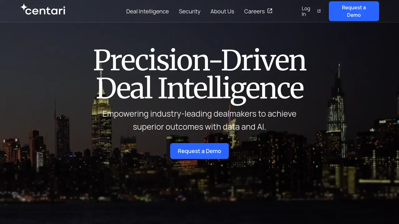 Screenshot of Centari