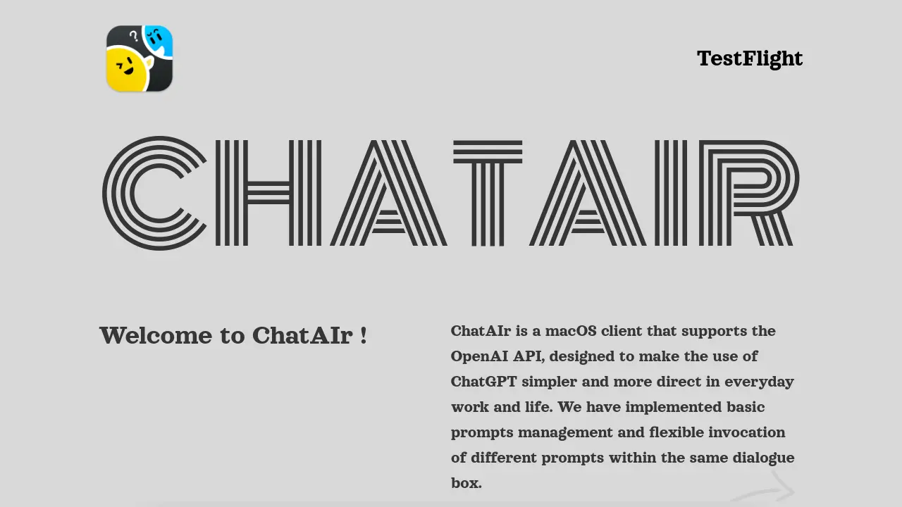 Screenshot of ChatAIr