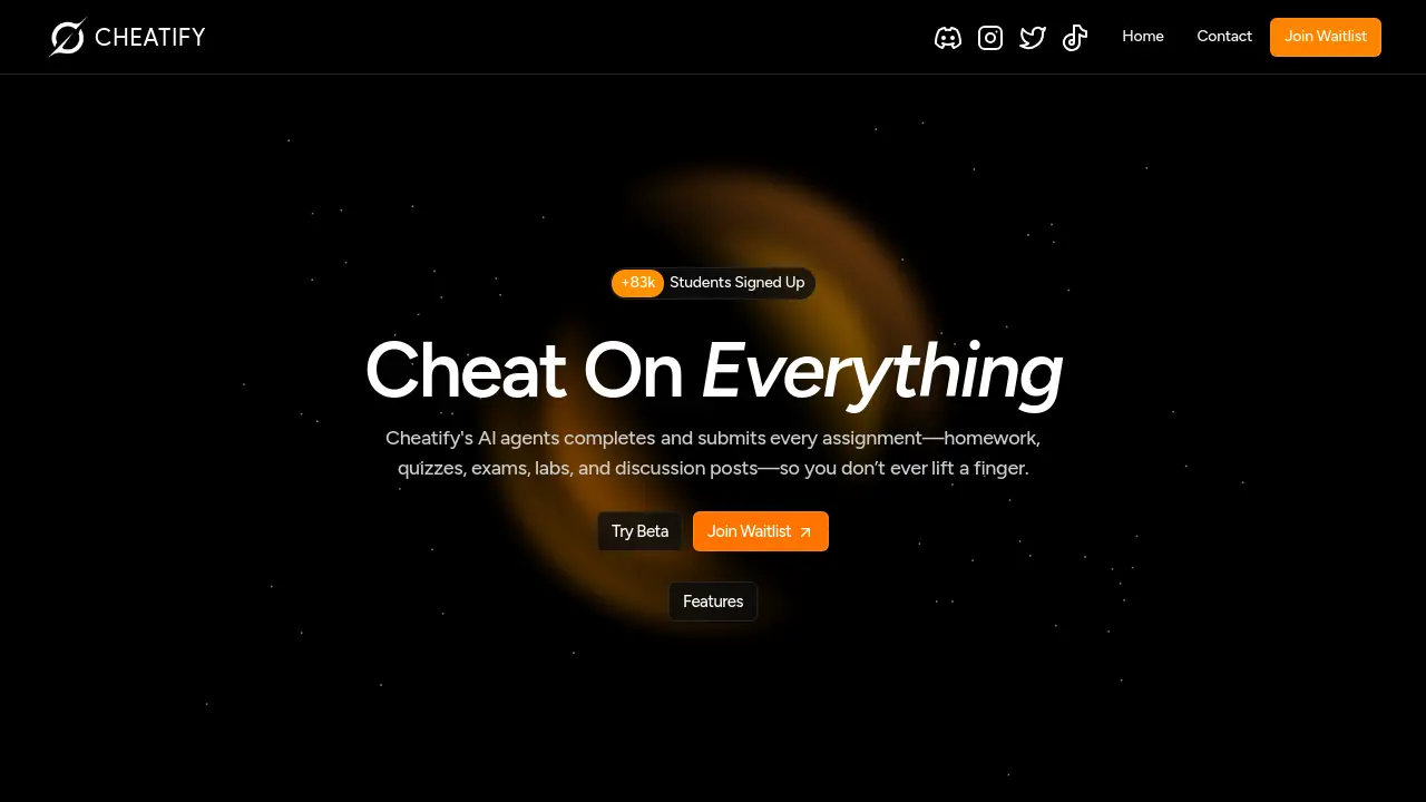 Screenshot of CHEATIFY