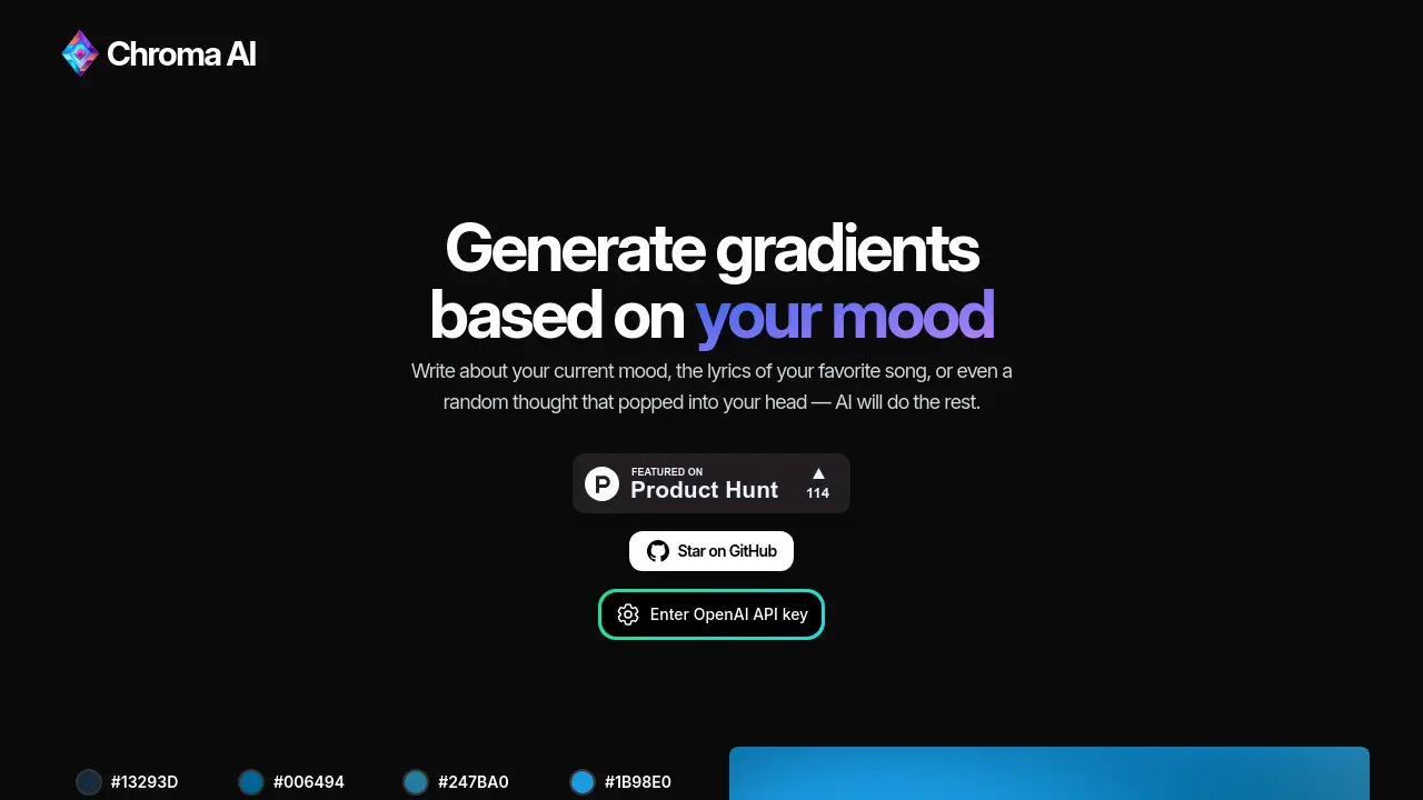 Screenshot of Chroma AI