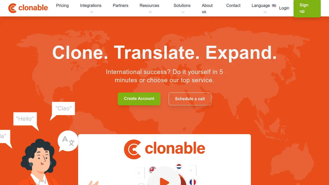 Screenshot of Clonable