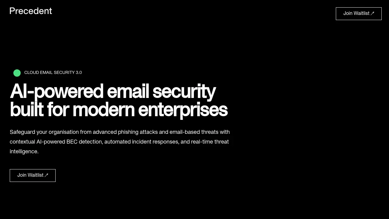 Screenshot of CLOUD EMAIL SECURITY 3.0