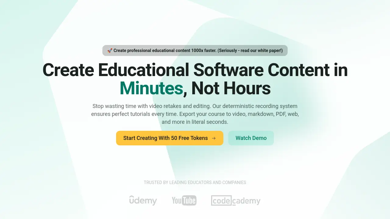 Screenshot of CodeVideo