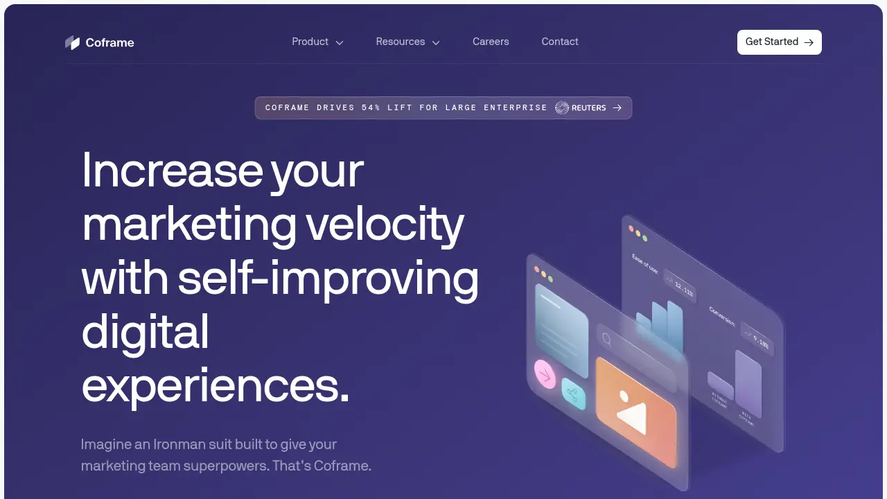 Screenshot of Coframe